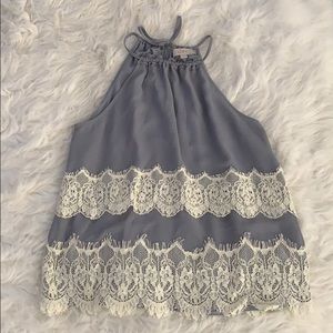 Loft Lace Halter Top